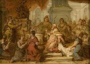 Nicolas Vleughels Nicolas VLEUGHELS  The Idolatry of Solomon Germany oil painting artist